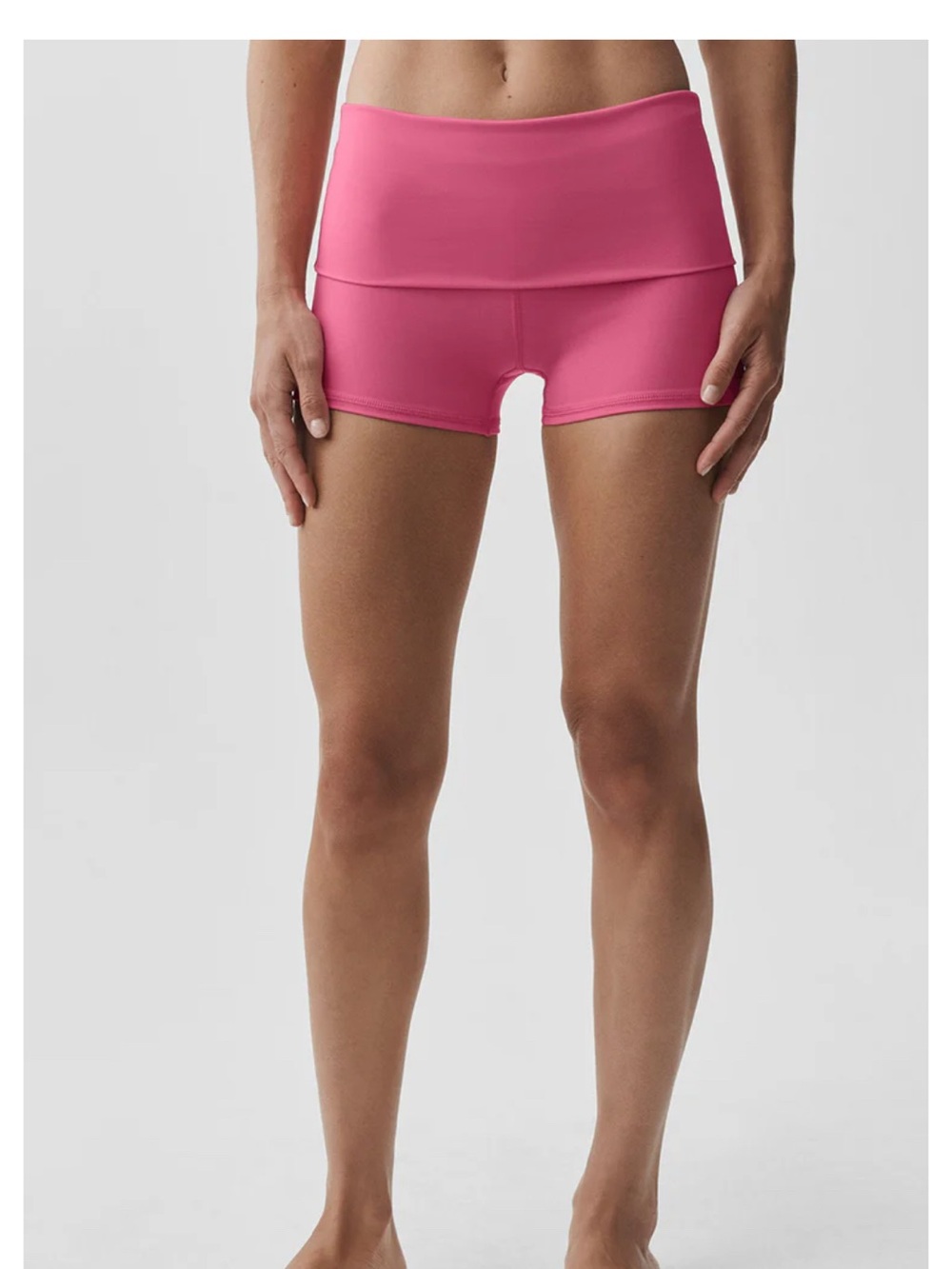 3” ALO Softsculpt Low Rise Foldover Shorts